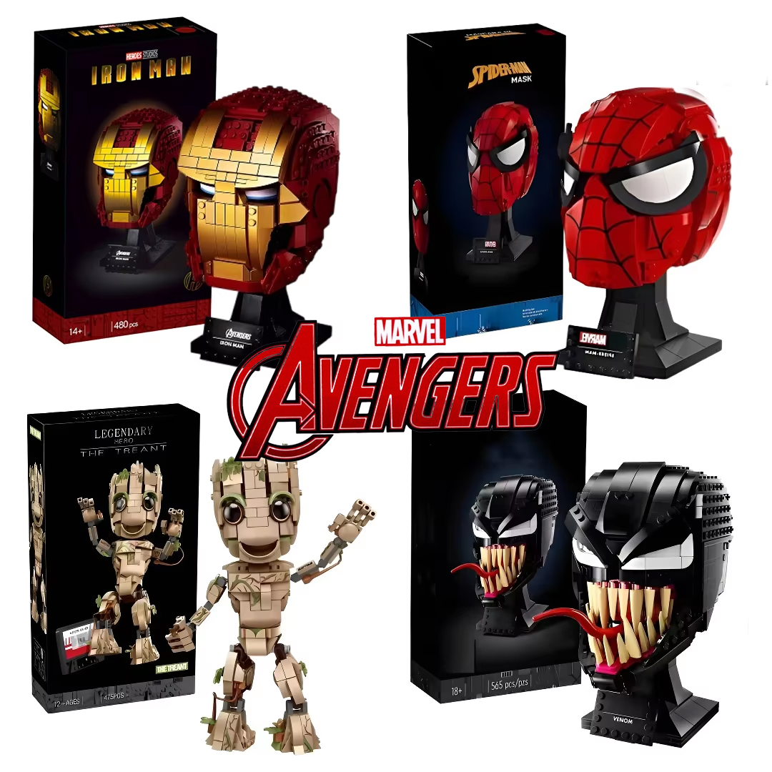Retro Gaming Lego - Marval Legends Avengers Building Blocks Iron