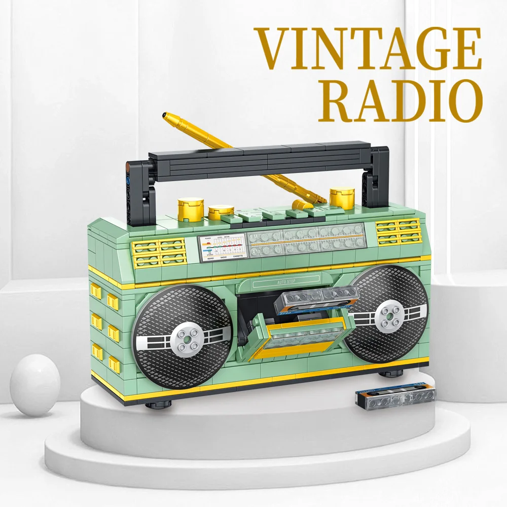 Retro Gaming Lego - Retro Radio Classic Series Building Blocks
