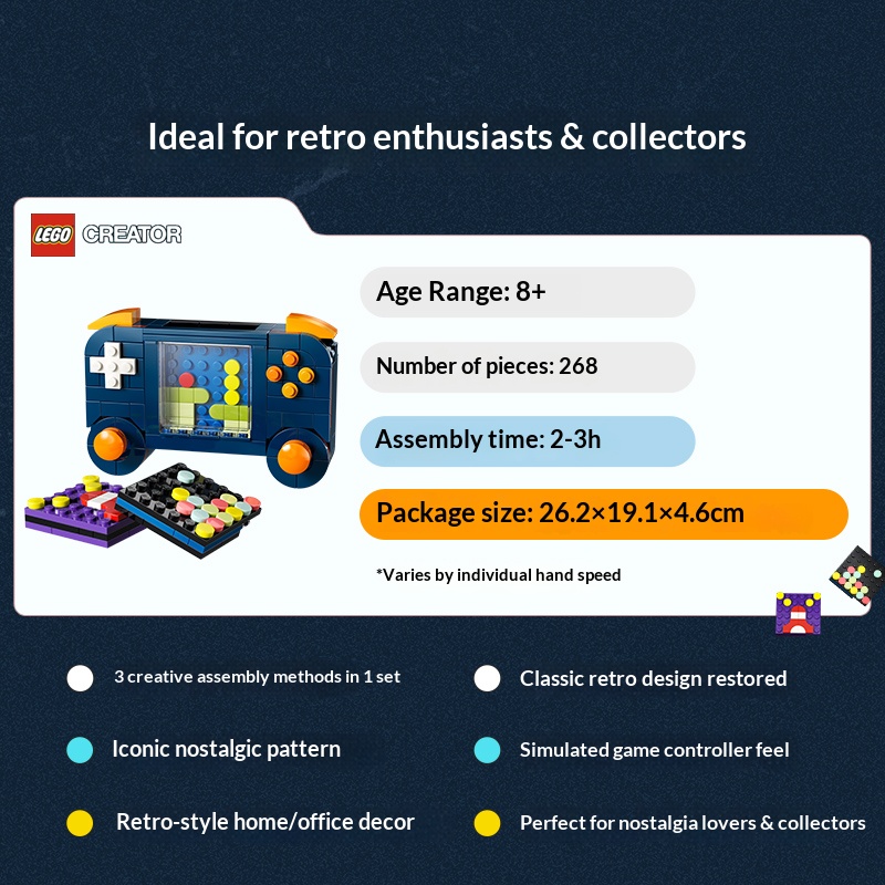 LEGO Creator 3in1 Building Blo - огляд і ціна Retro Gaming Lego