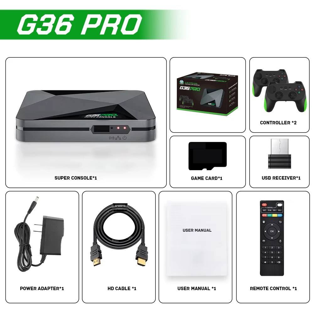 Super Console G36 Pro Retro Vi - огляд і ціна Retro Gaming System