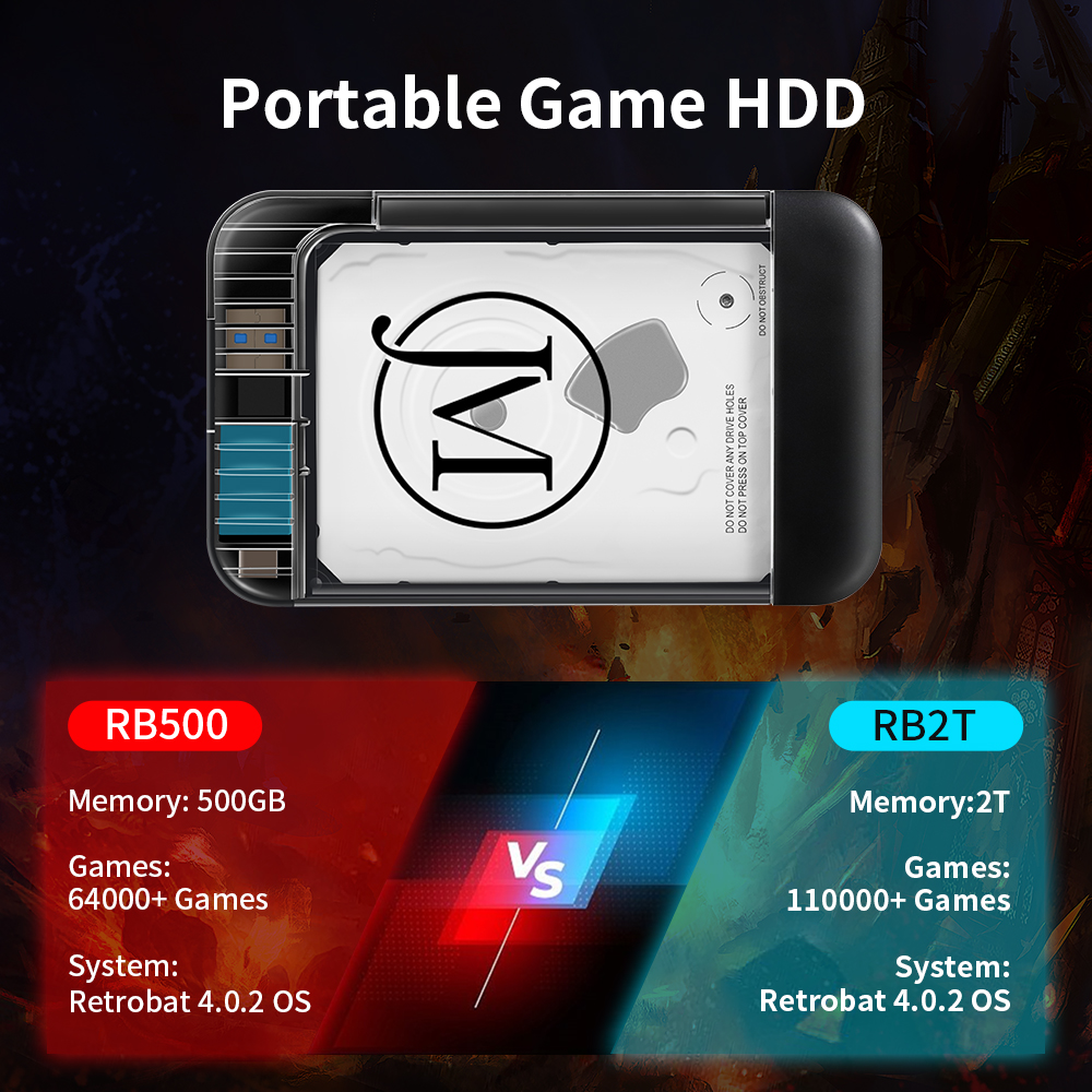 Retrobat 2T Portable  External - огляд і ціна Retro Gaming Ps2
