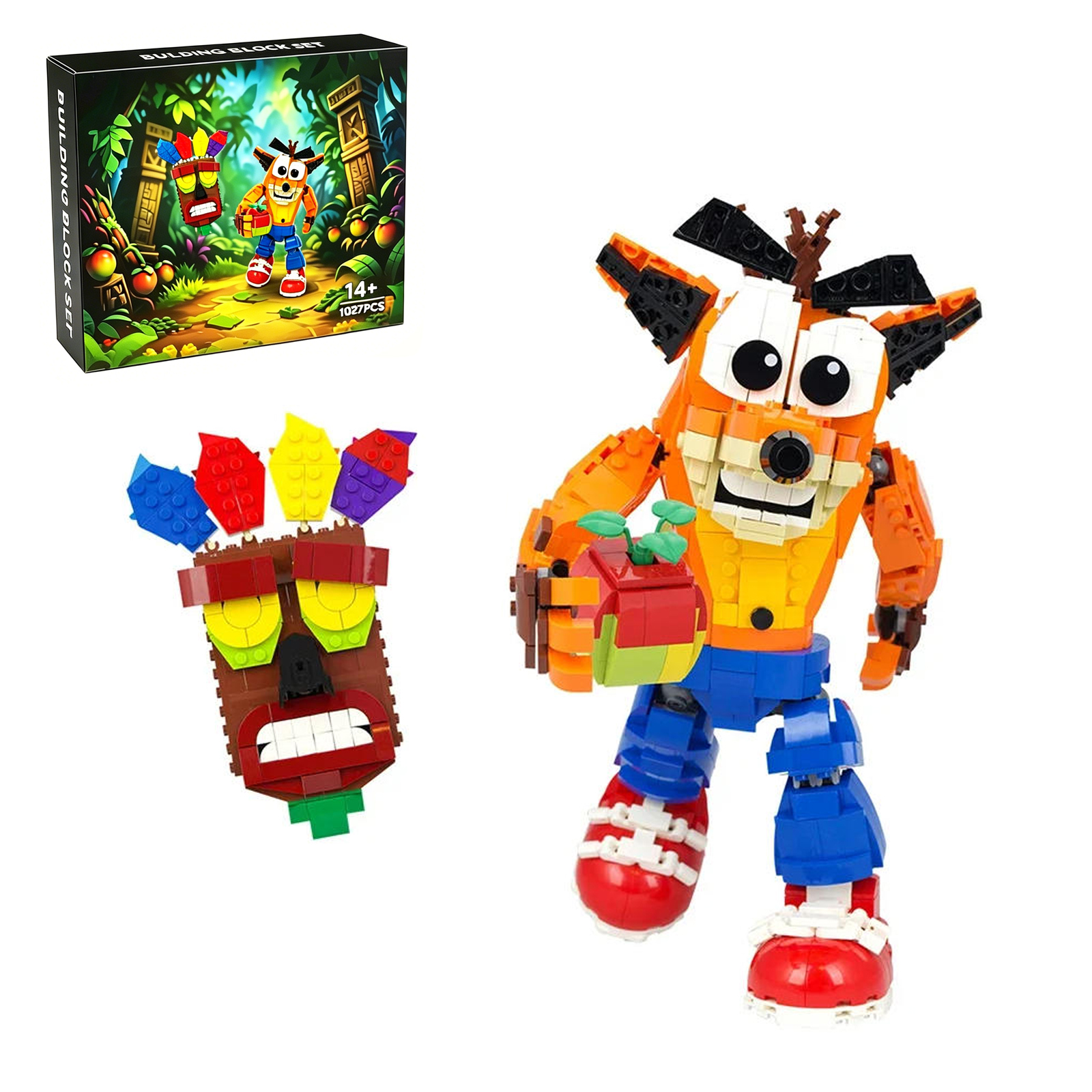 Crashed Bandicooted Building B - огляд і ціна Retro Gaming Lego