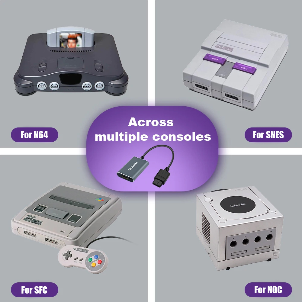 Bitfunx 720P Svideo / AV To HD - огляд і ціна Retro Gaming Nintendo