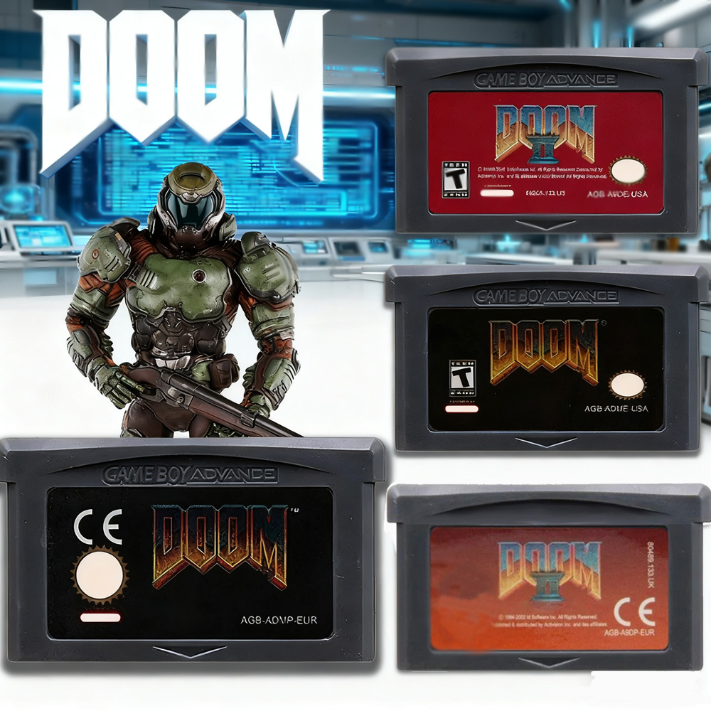 DOOM Series 32 Bit GBA Game Ca - огляд і ціна Retro Gaming Fun