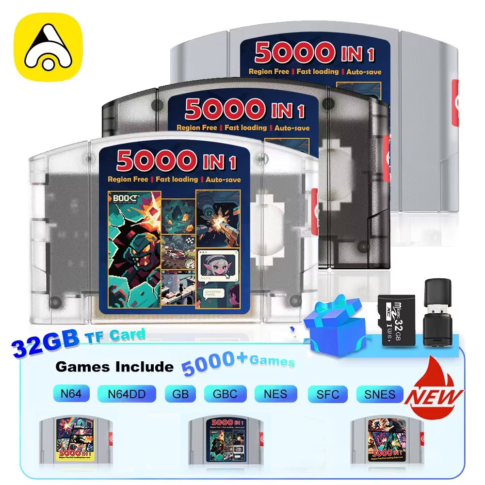 5000 In 1 Game Card For Ninten - огляд і ціна Retro Gaming Nintendo