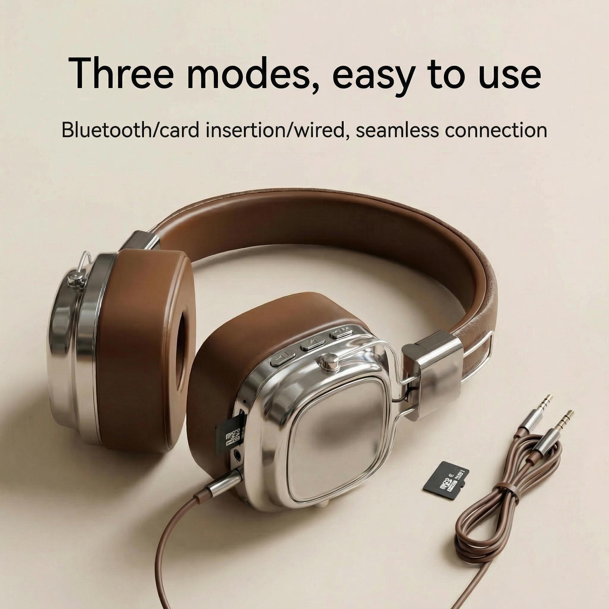 Retro Leather Over-ear Headpho - огляд і ціна Retro Gaming Headset