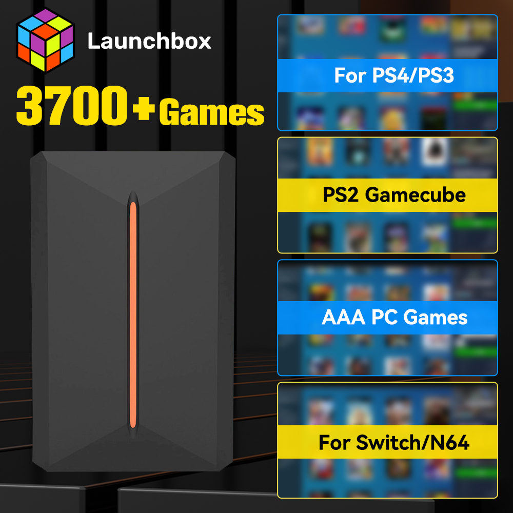 Launchbox 500GB External Game  - огляд і ціна Retro Gaming Ps2