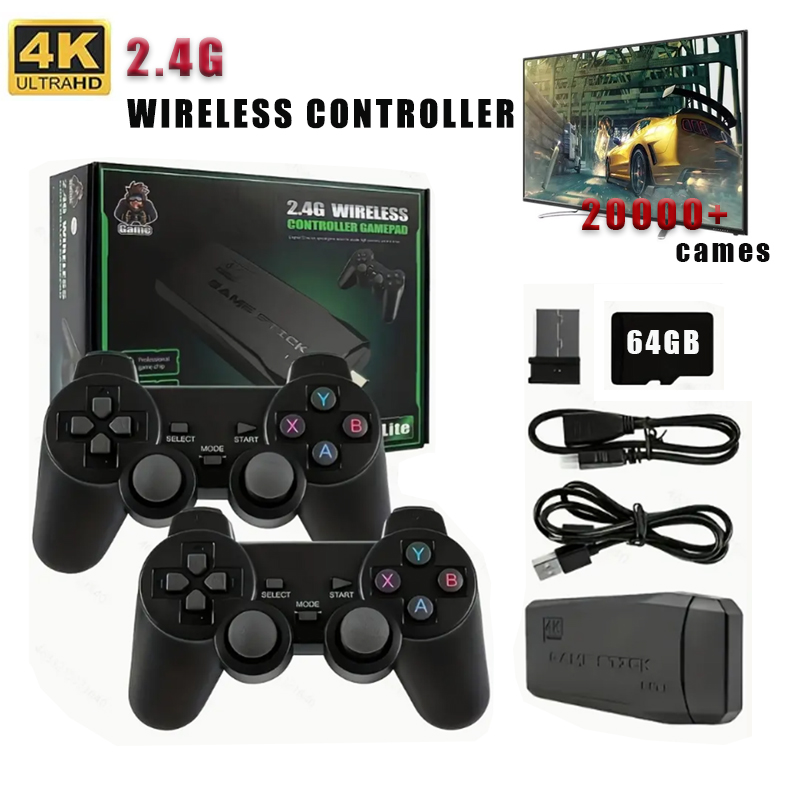 Wireless Video Game Stick 2.4G - огляд і ціна Retro Gaming System