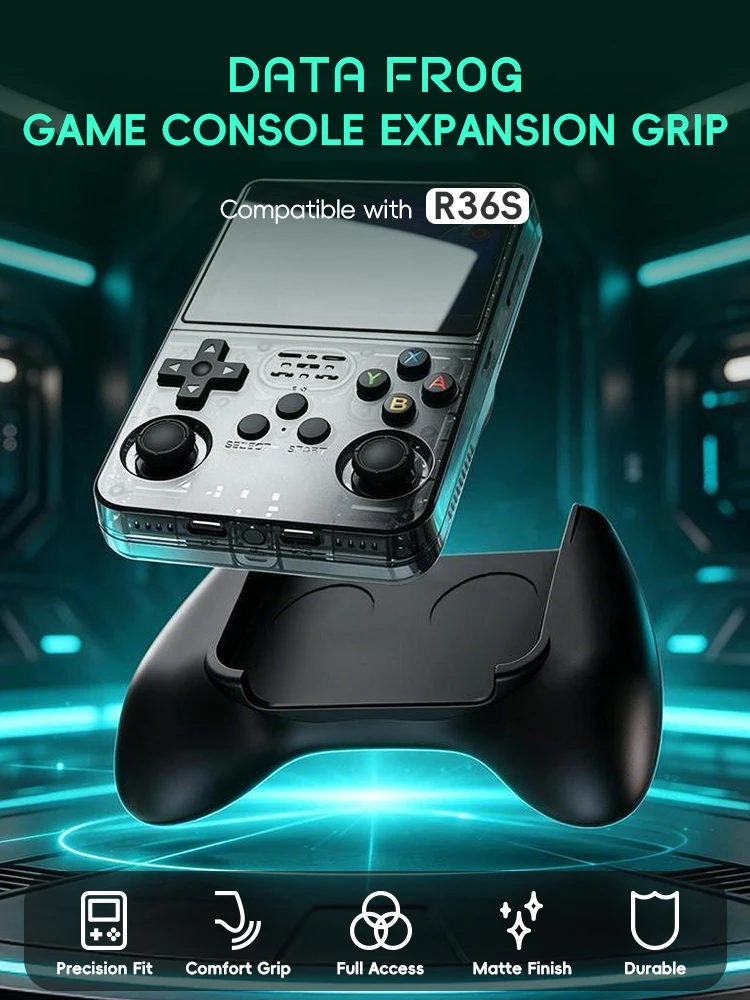 Data Frog R36S Game Grip Ergon - огляд і ціна Retro Gaming System