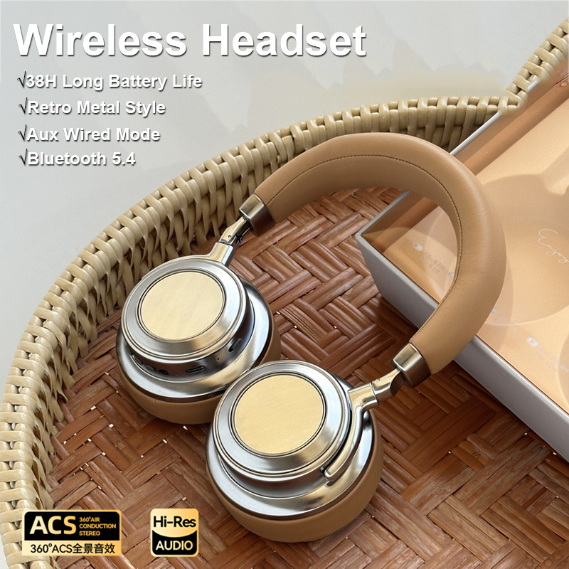 Bluetooth 5.4 Metal Retro Head - огляд і ціна Retro Gaming Headset