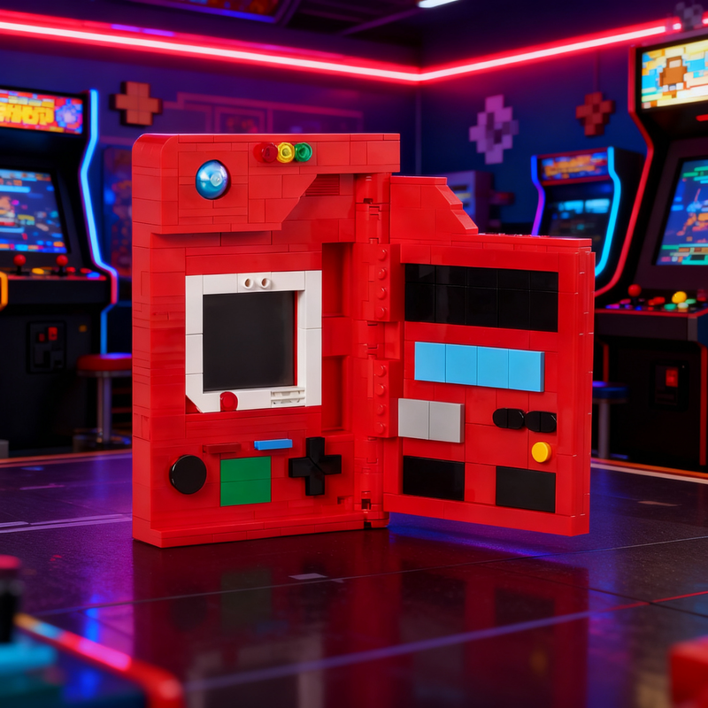 393PCS MOC Game Series Pocket  - огляд і ціна Retro Gaming Lego