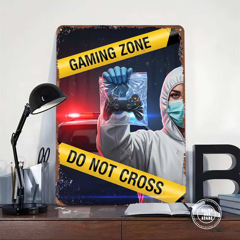 Gaming Zone Do Not Cross Metal - огляд і ціна Retro Gaming Zone