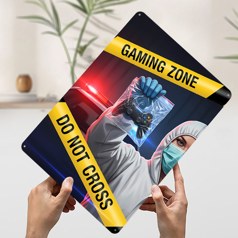 Gaming Zone Do Not Cross Metal - огляд і ціна Retro Gaming Zone