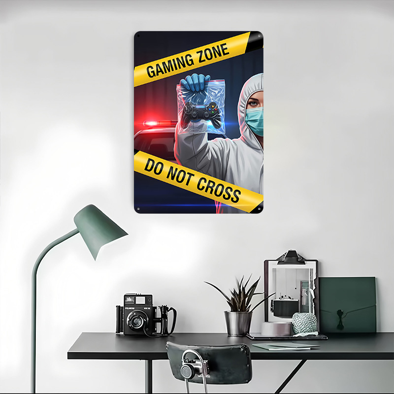 Gaming Zone Do Not Cross Metal - огляд і ціна Retro Gaming Zone