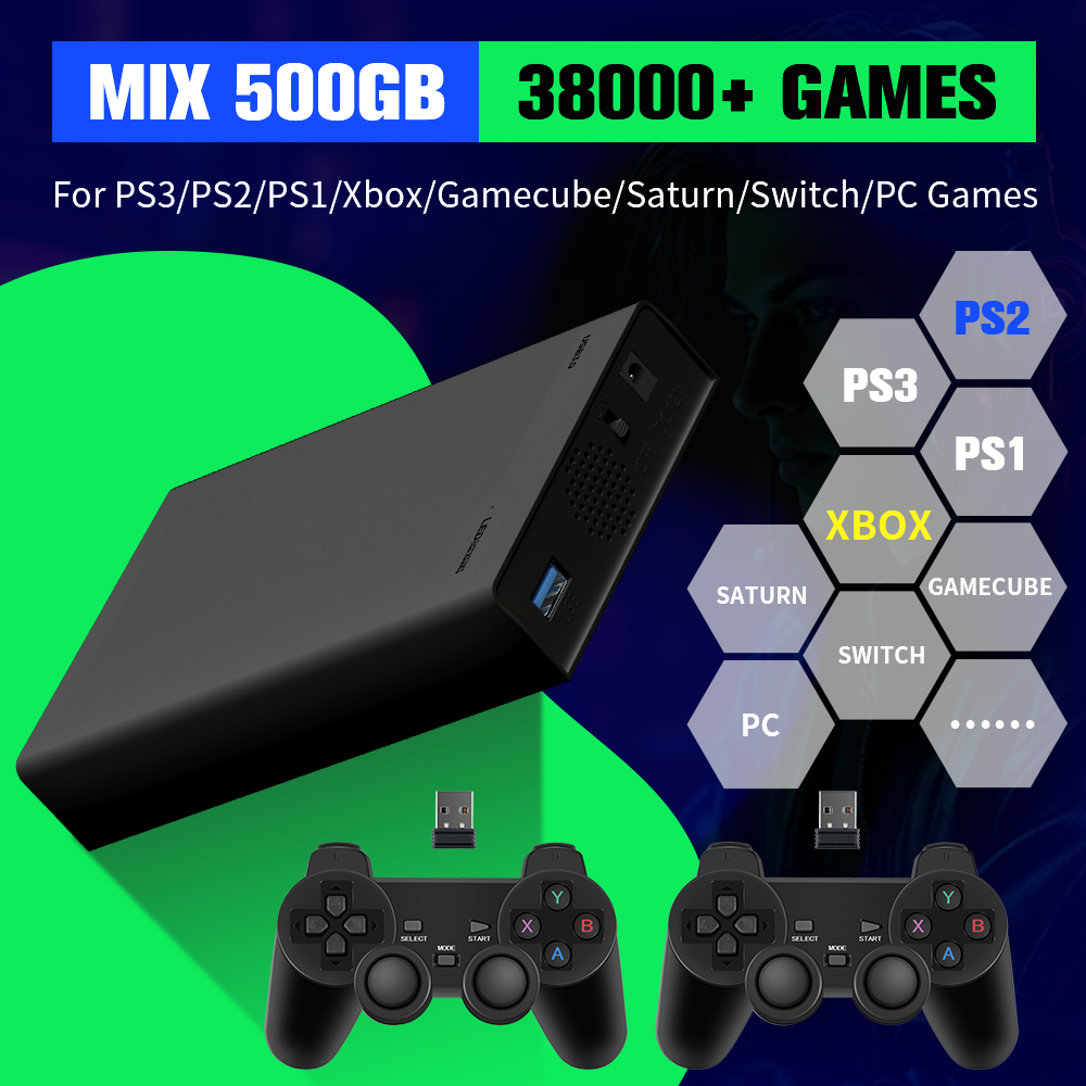 500G Game Hard Drive With 3800 - огляд і ціна Retro Gaming Ps2