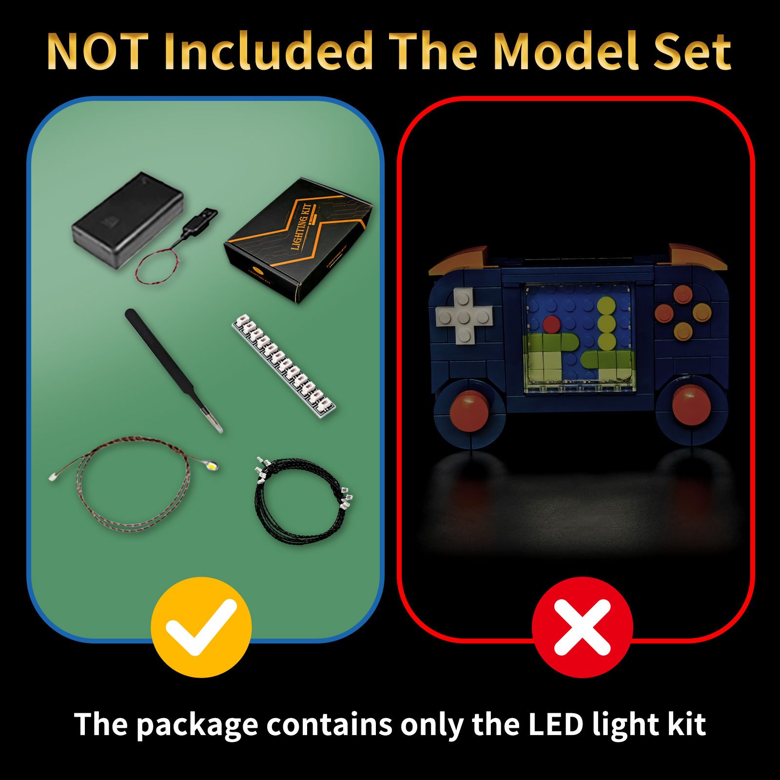 BRIXSPARK LED Lighting Kit for - огляд і ціна Retro Gaming Lego