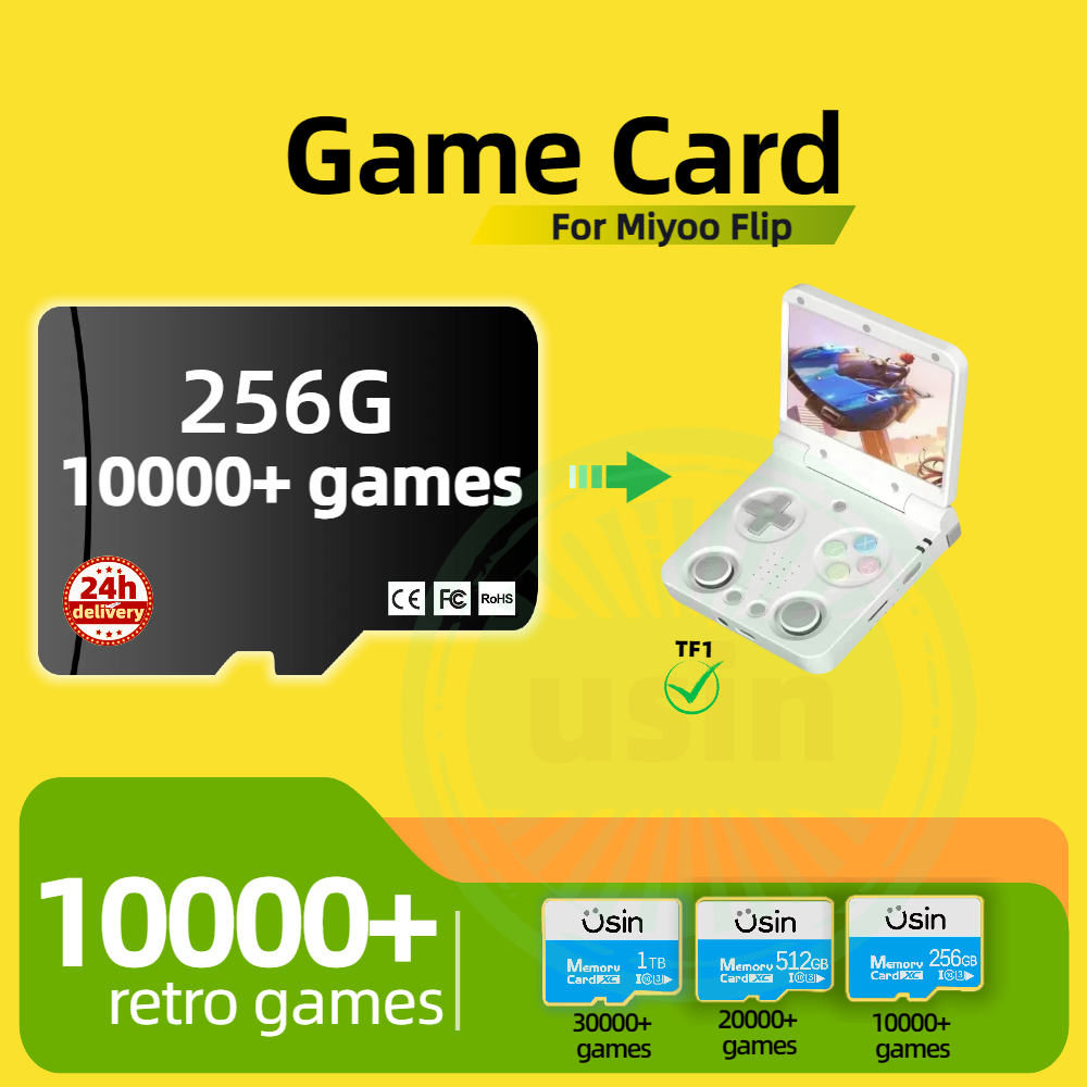 Game Card For Miyoo Flip 30000 - огляд і ціна Retro Gaming System