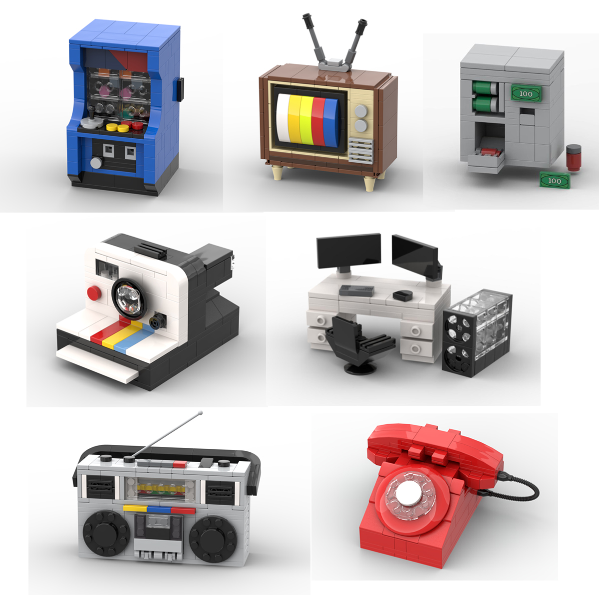 Creative Retro Bricks Televisi - огляд і ціна Retro Gaming Lego