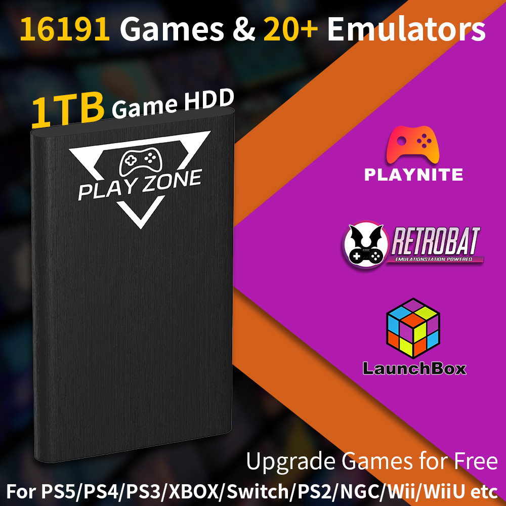 Play Zone 1TB Portable Gaming  - огляд і ціна Retro Gaming Zone