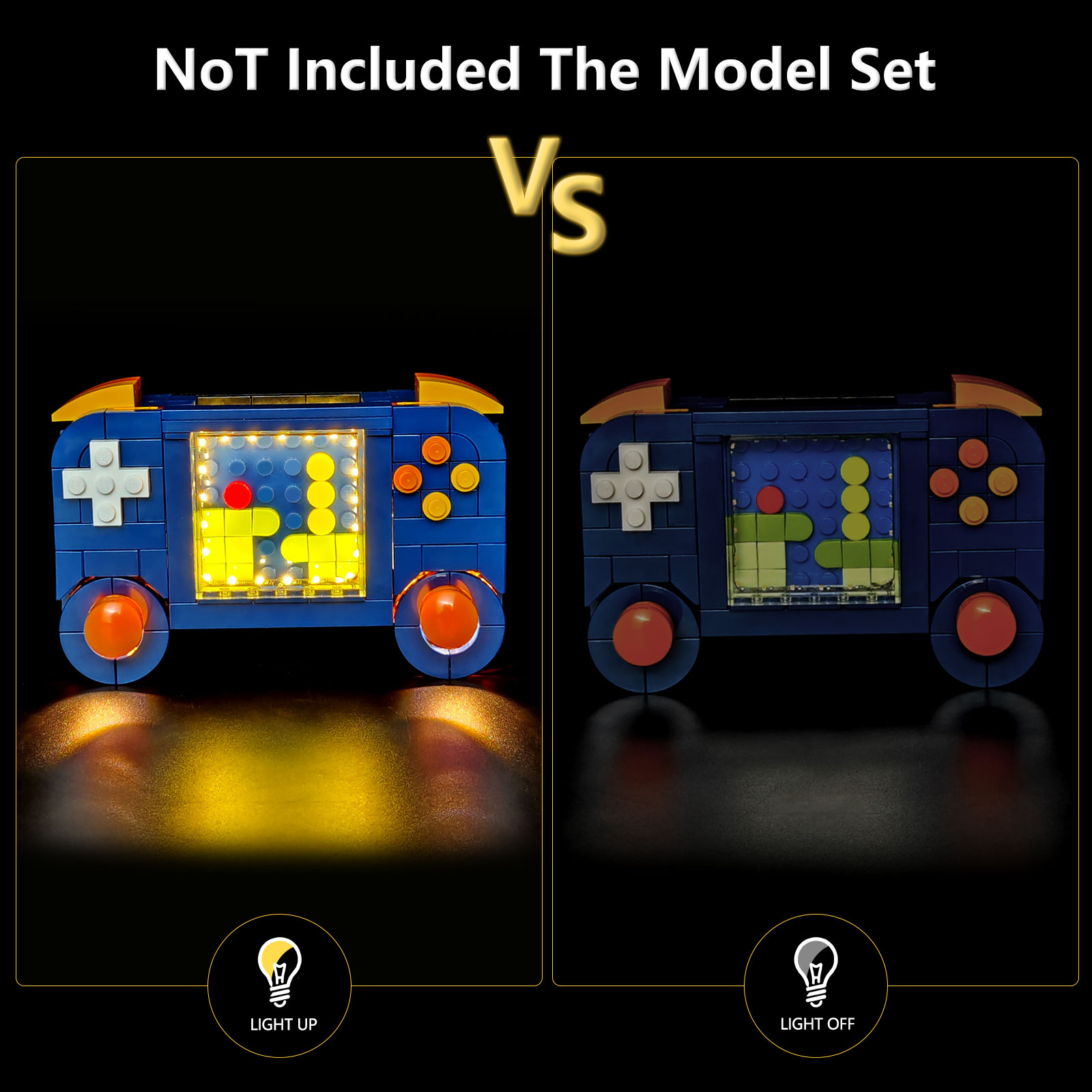 LYBMTWF LED Lighting Kit Compa - огляд і ціна Retro Gaming Lego