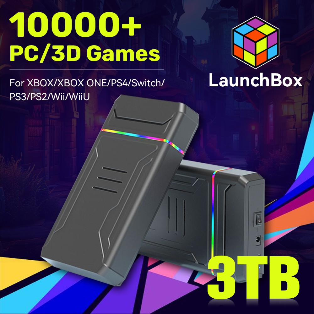JMachen Launchbox 3TB Gaming H - огляд і ціна Retro Gaming Ps2