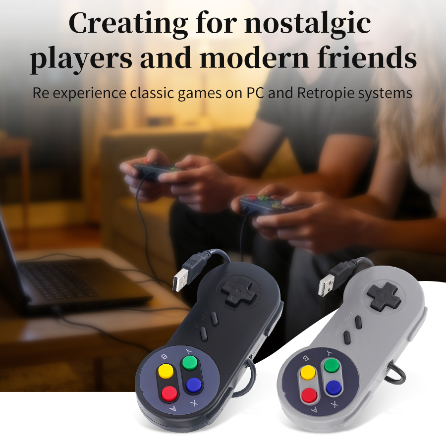 USB Retro Gamepad for PC NESPi - огляд і ціна Retro Gaming Windows