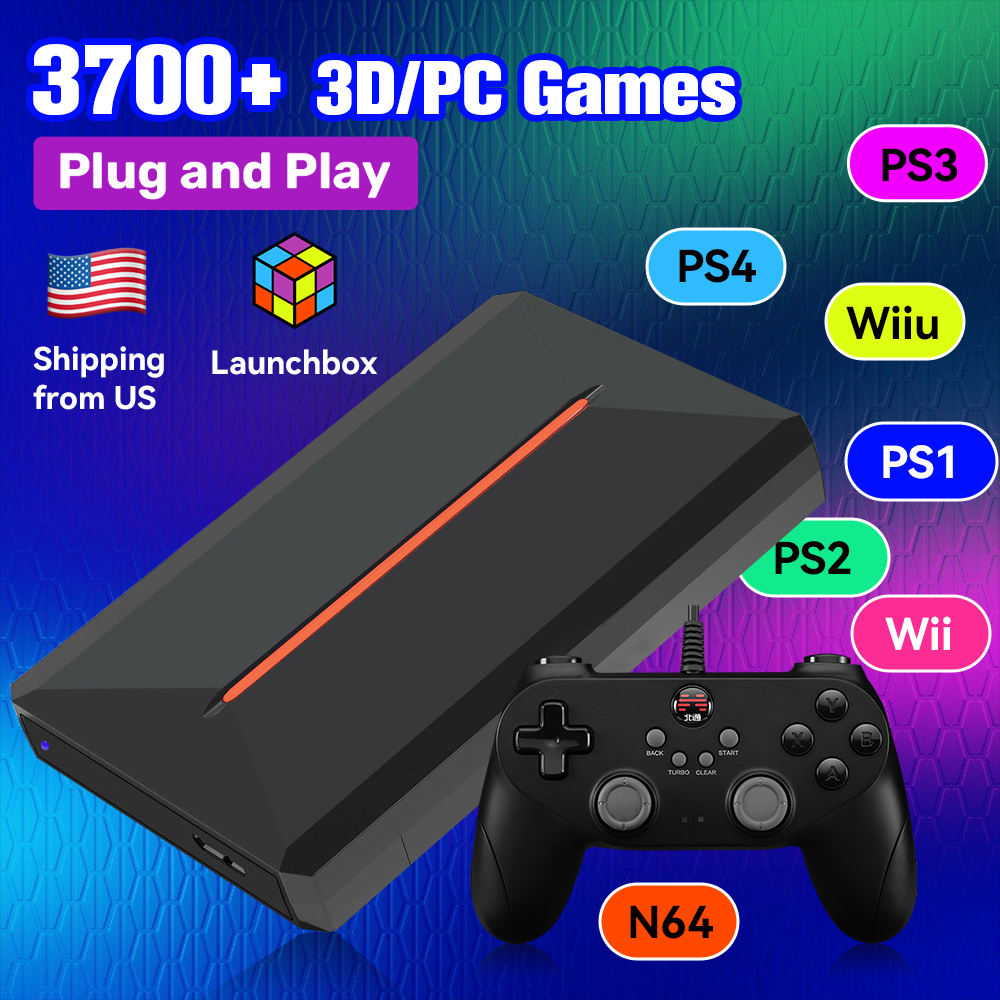 Launchbox OS 500GB Portable Ga - огляд і ціна Retro Gaming Ps2
