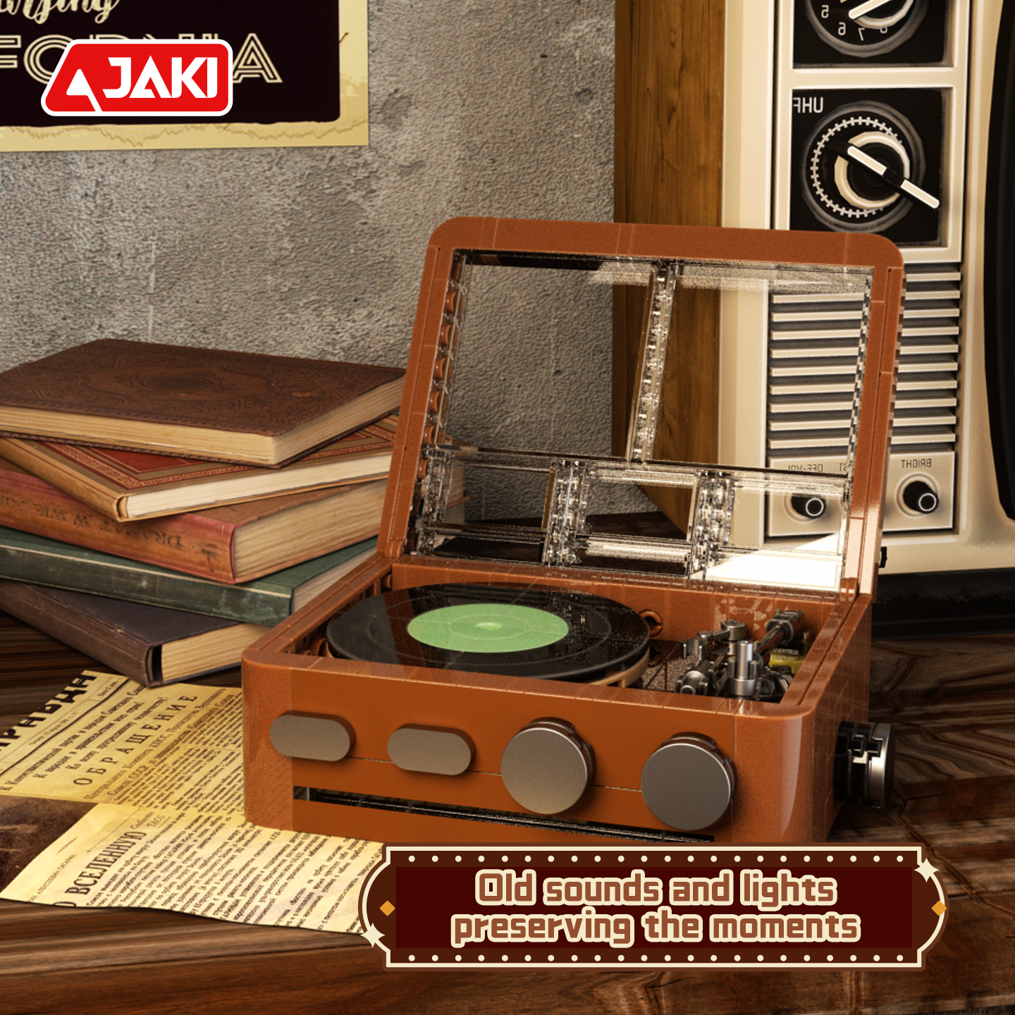JAKI Retro Series Record Playe - огляд і ціна Retro Gaming Lego