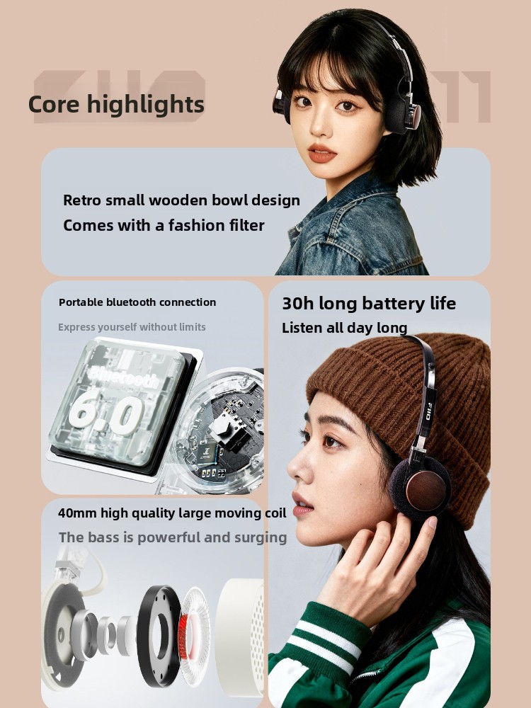 FiiO EH11 Wireless Headphones  - огляд і ціна Retro Gaming Headset