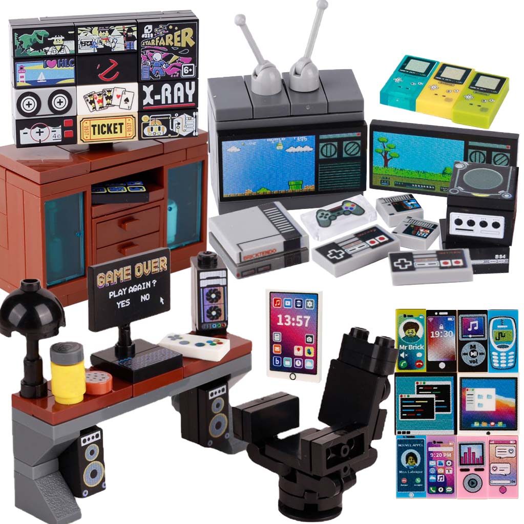 MOC Game Console Computer Mode - огляд і ціна Retro Gaming Lego