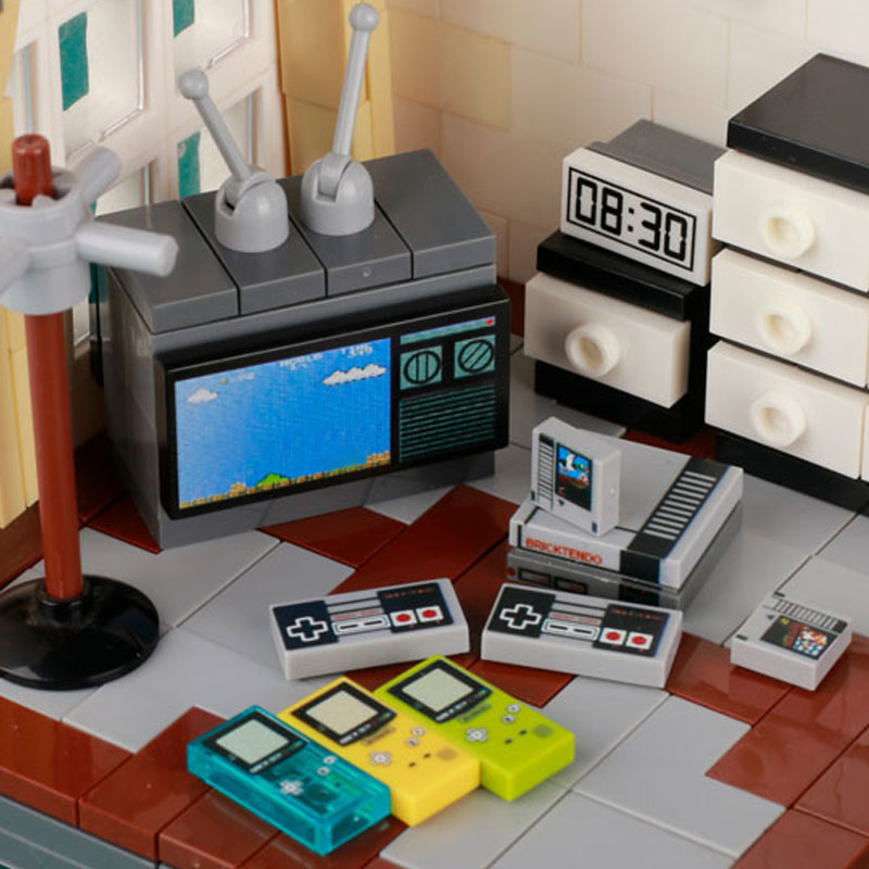 MOC Game Console Computer Mode - огляд і ціна Retro Gaming Lego