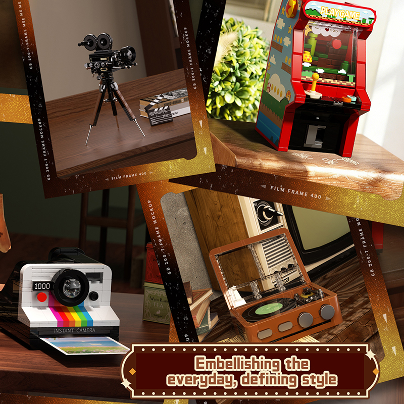 Retro Ornament Vintage Camera  - огляд і ціна Retro Gaming Lego