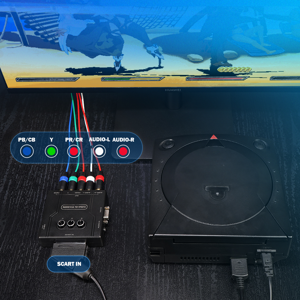 RGBS VGA to YPBPR Component Co - огляд і ціна Retro Gaming Fun